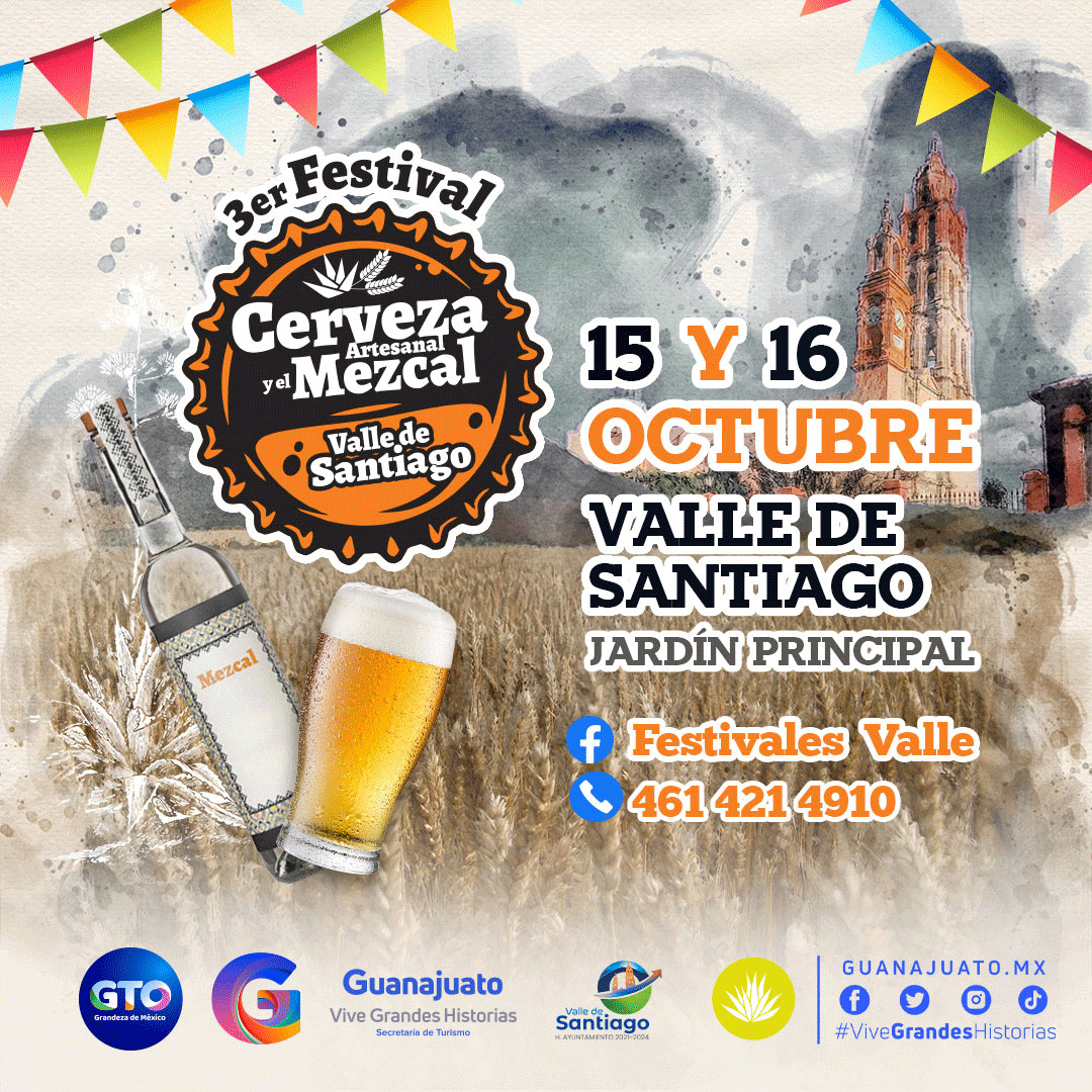3er Festival Cerveza Artesanal y el Mezcal en Valle de Santiago