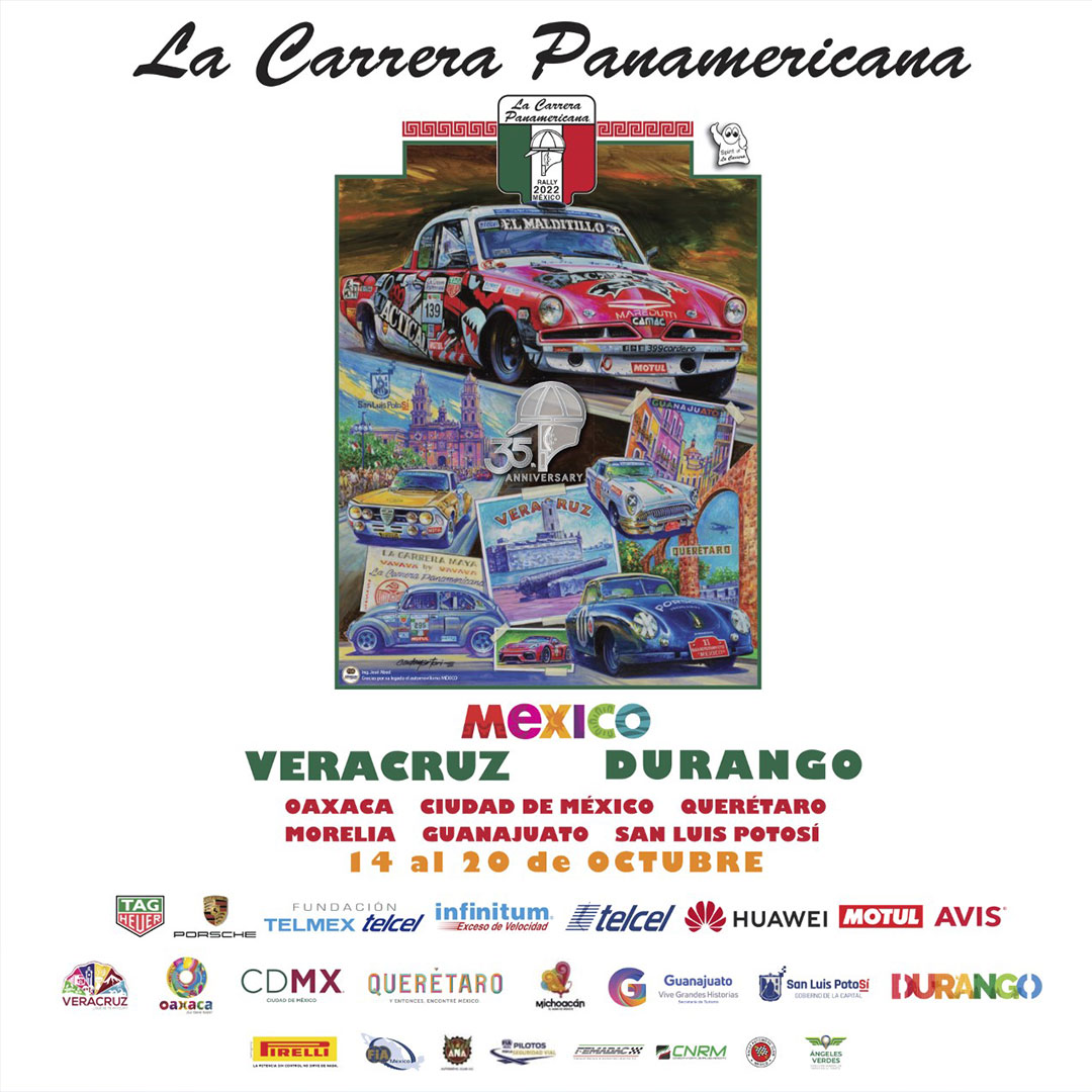 La Carrera Panamericana en México del 14 al 20 de Octubre