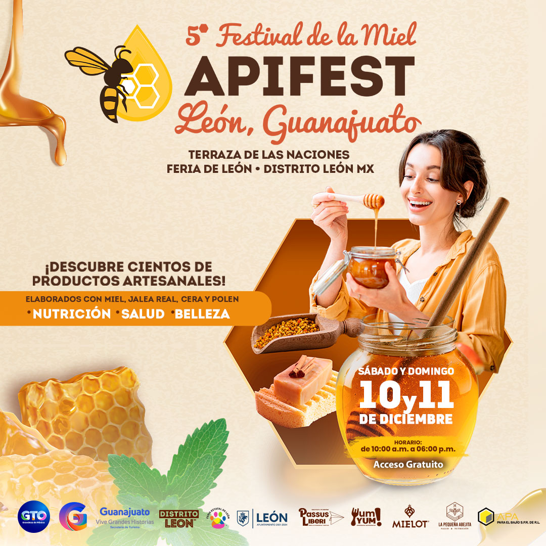 5 Festival de la miel APIFEST en León Guanajuato