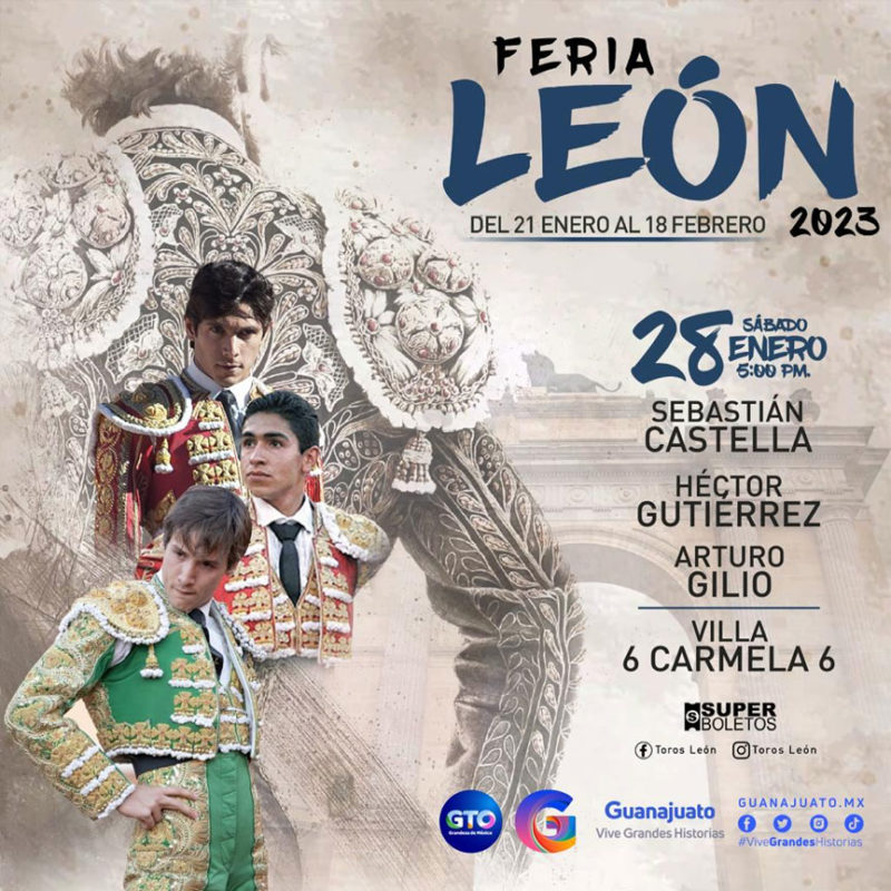 Feria León 2023 Programa del Sábado 28 de Enero Feria León 2023 Programa del Sábado 28 de Enero