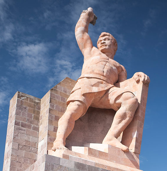 Monumento al Pípila en Guanajuato