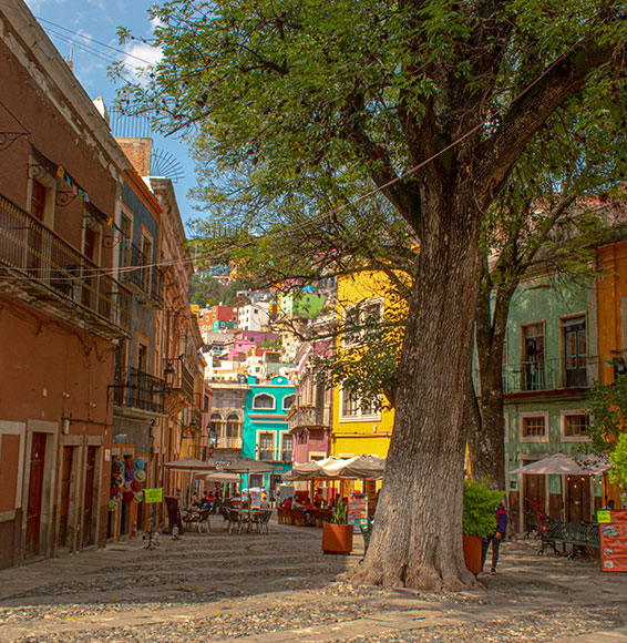 Plaza de San Fernando en Guanajuato