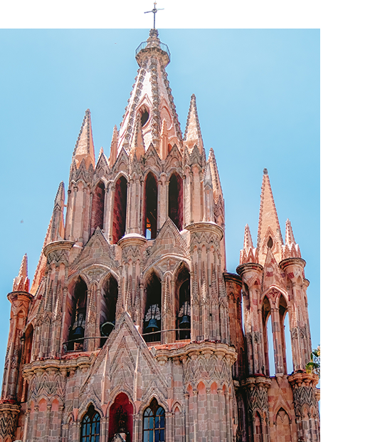 Ciudad de San Miguel de Allende en Guanajuato