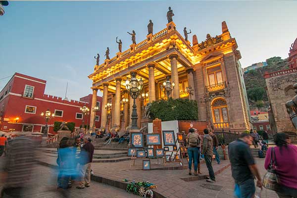Teatro Juárez en Guanajuato Capital