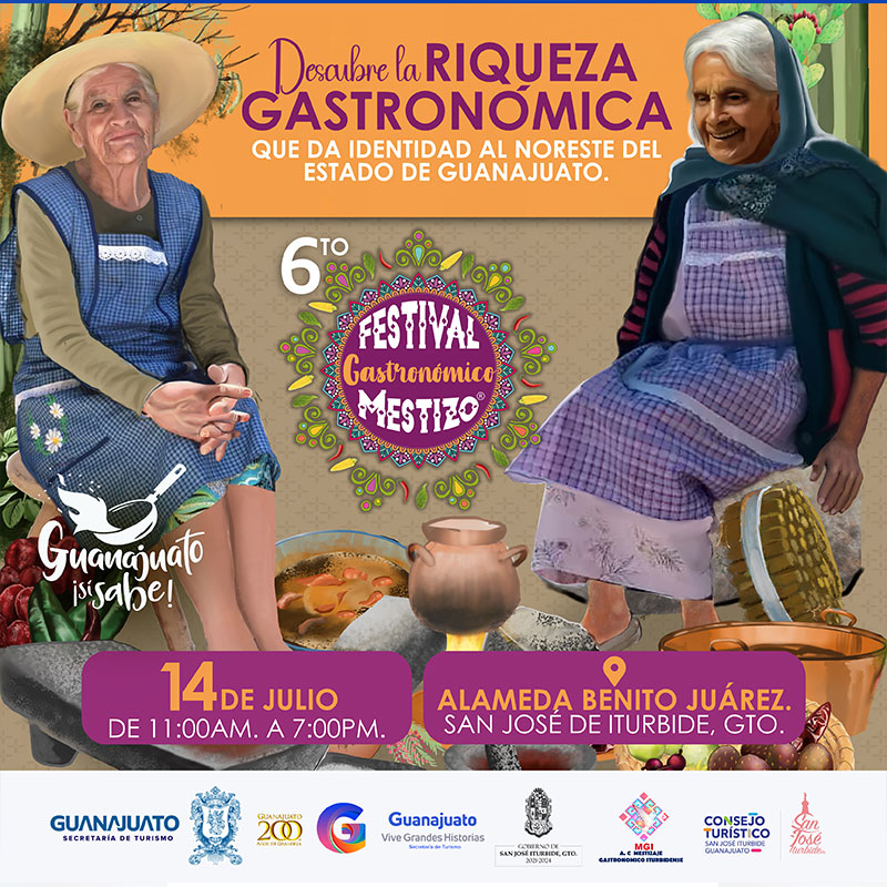 6to festival gastronómico mestizo en San José de Iturbide