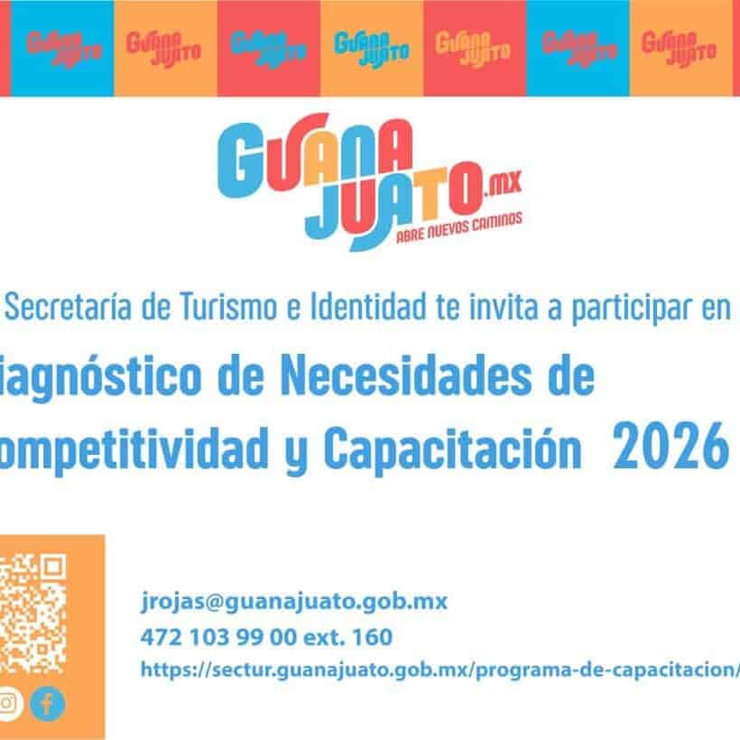 Capacitación turística en Guanajuato para fortalecer la competitividad.