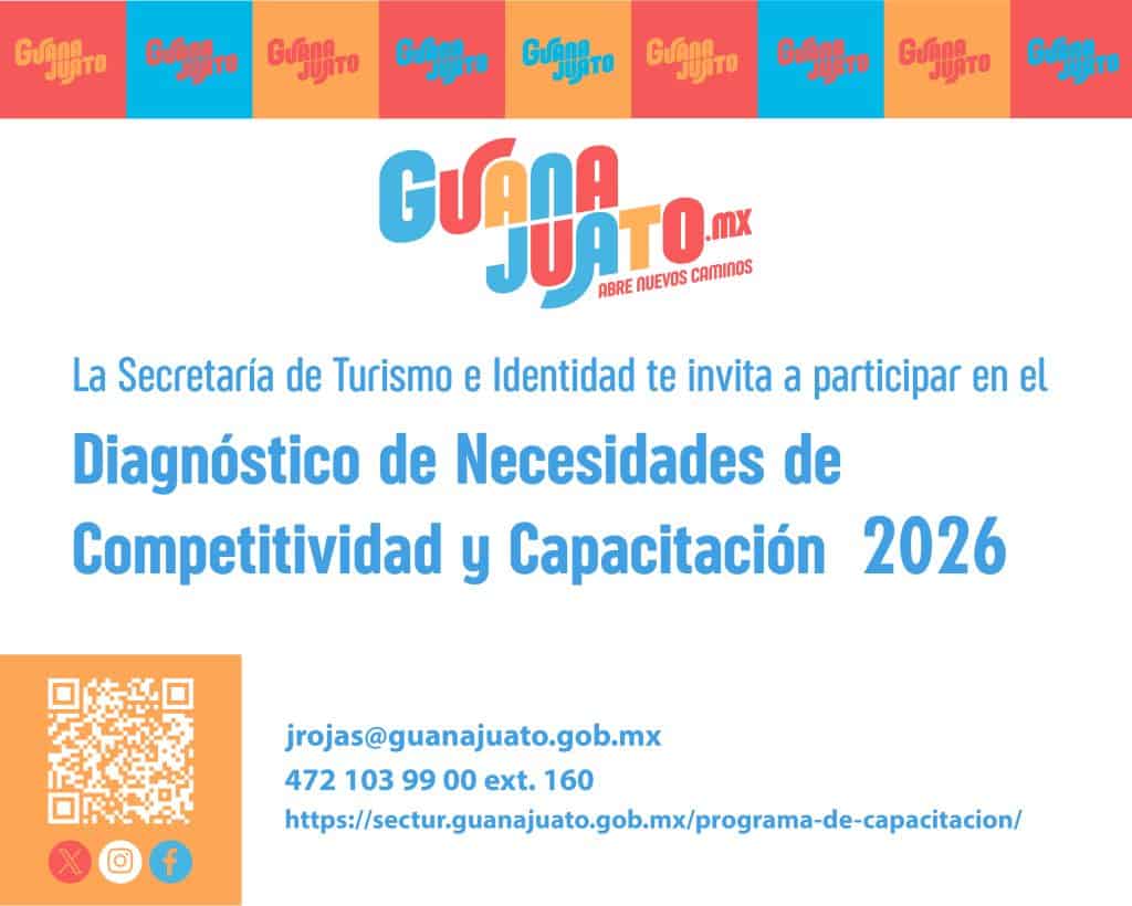Capacitaci&oacute;n tur&iacute;stica en Guanajuato para fortalecer la competitividad.