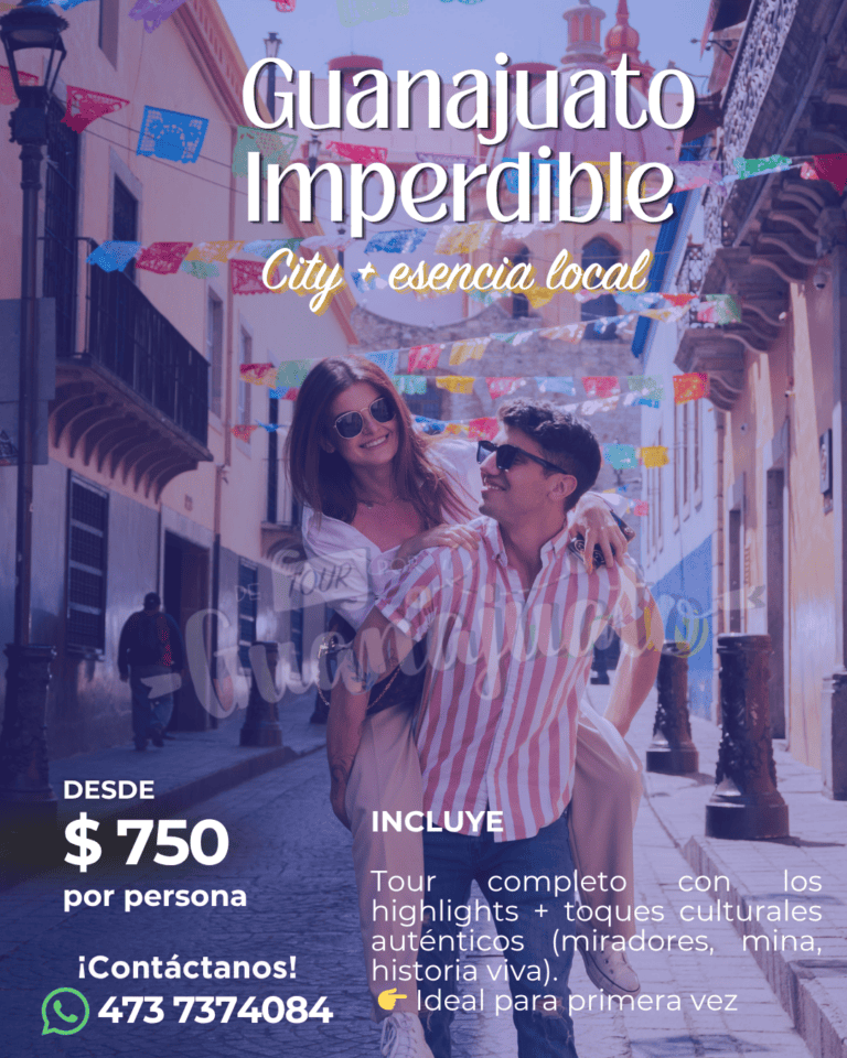 Tour por Guanajuato, ciudad llena de historia y cultura.