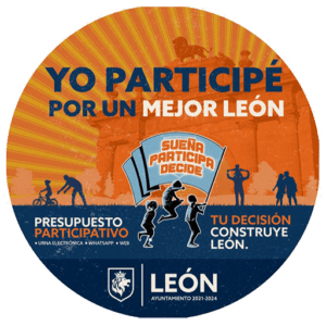 Campaña en León para promover la participación ciudadana y decisiones comunitarias.