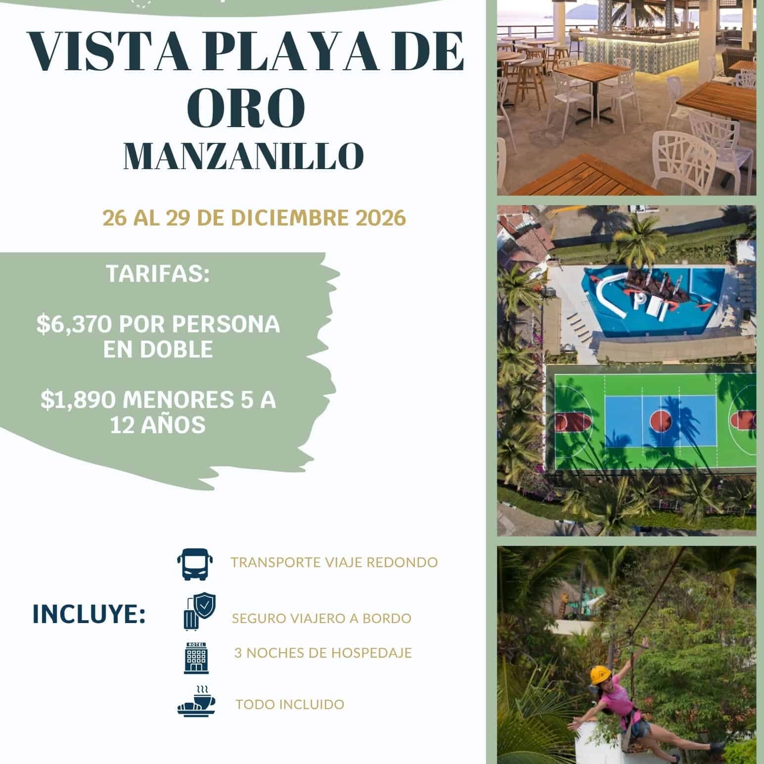 Hermosa vista de la playa en Manzanillo, ideal para turismo y vacaciones en Guanajuato.