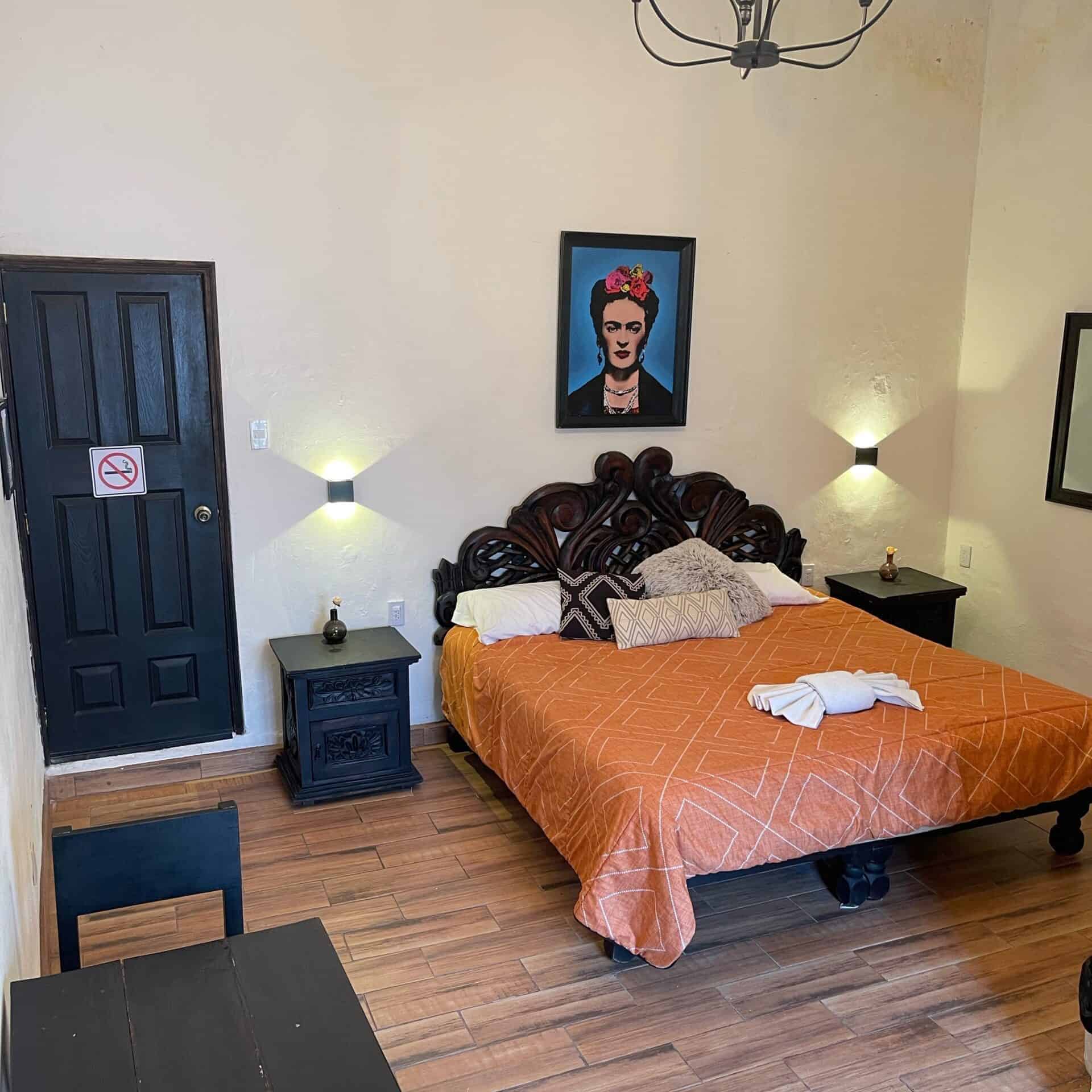 Boutique hotel in Guanajuato with traditional decor and cozy atmosphere.