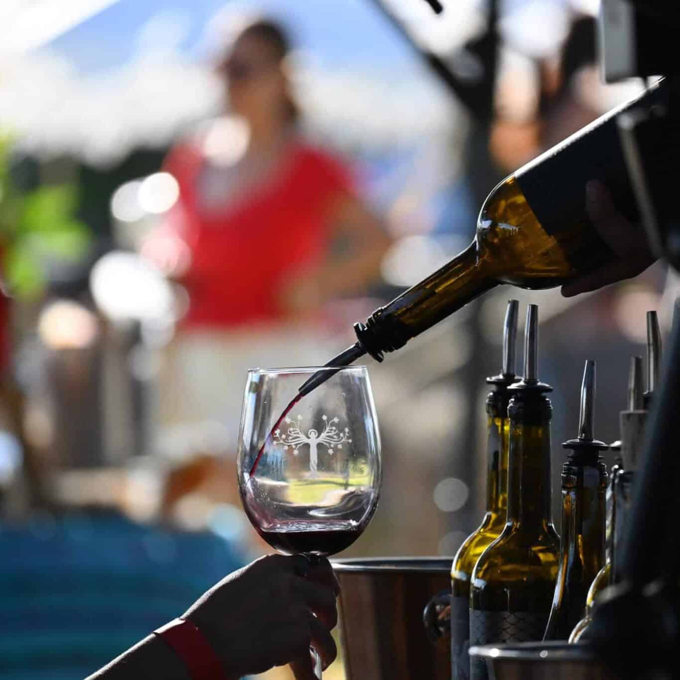 Wine drinking at the Bacchus Event 2026 in Guanajuato, Mexico.