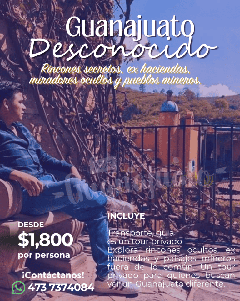 Rincones secretos y miradores en Guanajuato.
