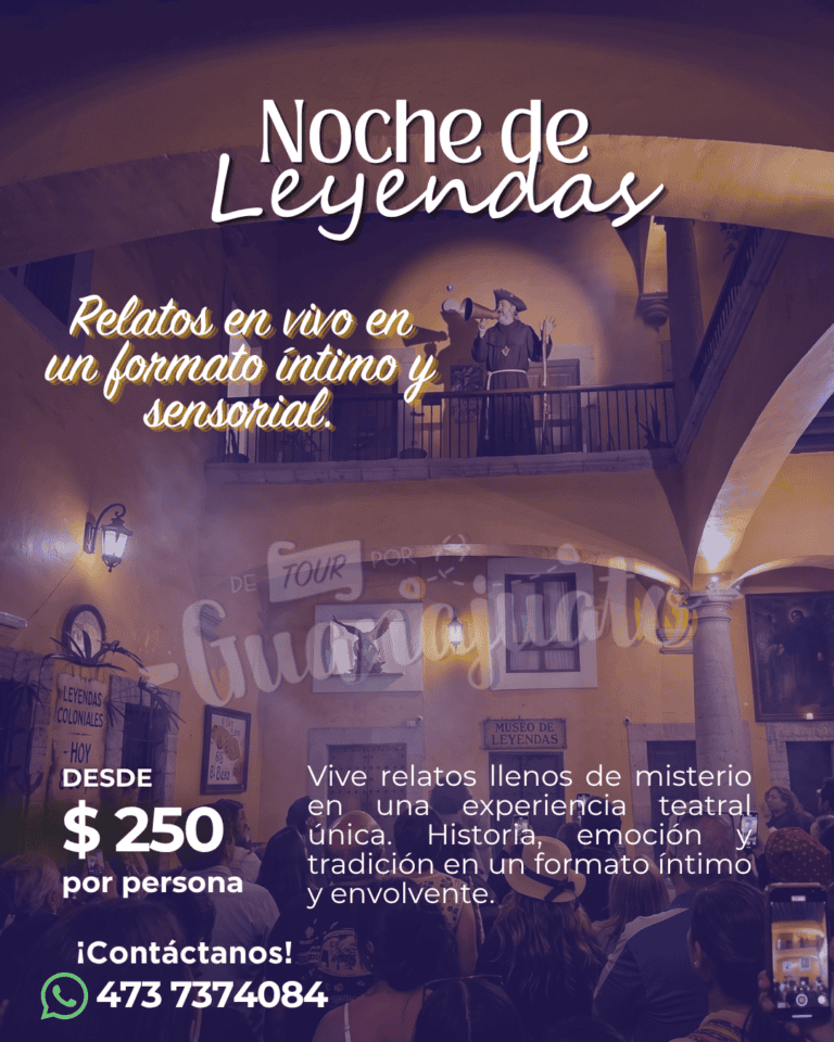 Leyendas en vivo en Guanajuato, experiencia teatral y sensorial única.