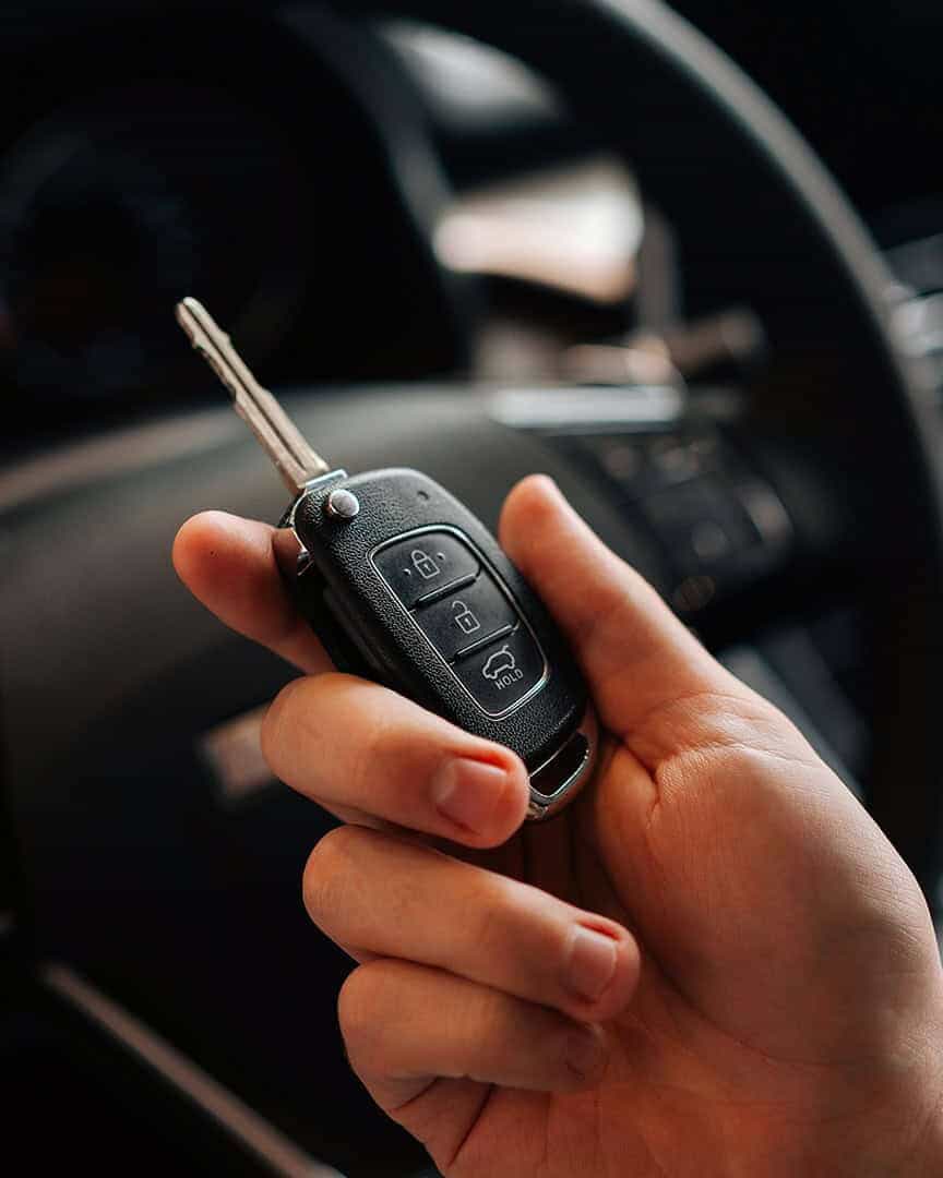 Car keys in hand, ready to drive in Guanajuato.