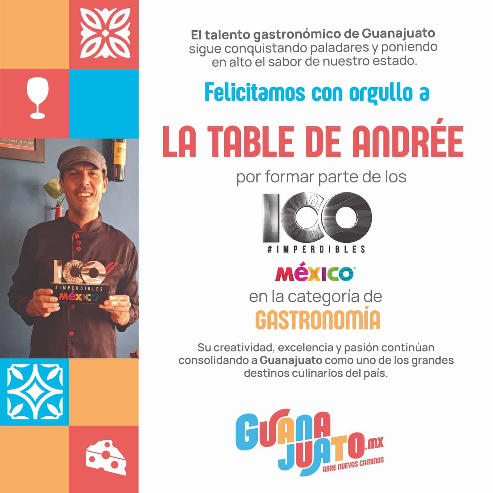 Chef de Guanajuato mostrando plato en restaurante local, gastronom&iacute;a mexicana, turismo culinario.