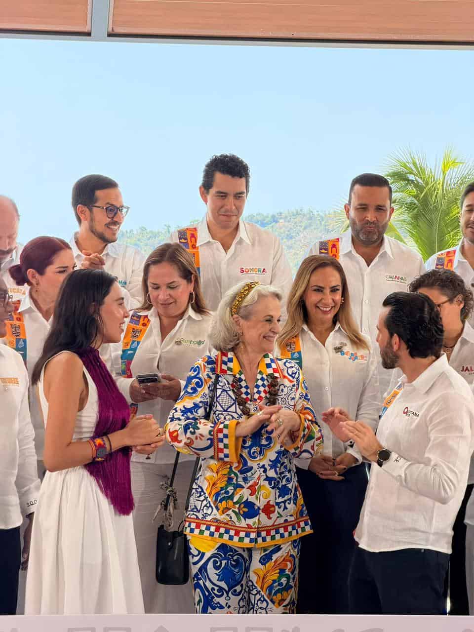 Tourism promotion at Tianguis Turístico Mexico 2026 with the participation of authorities and business leaders.