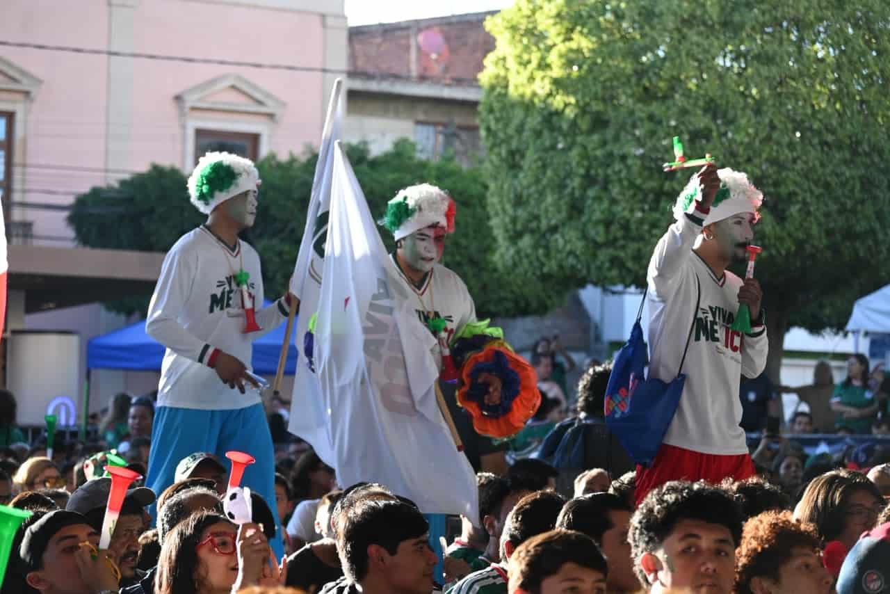 Costumed characters at a cultural festival in Guanajuato.