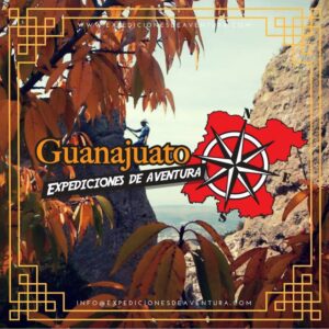 Paisaje de Guanajuato con naturaleza y formaciones rocosas.