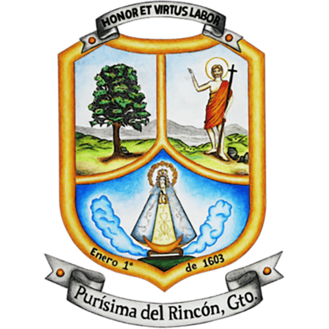 Escudo de Guanajuato con s&iacute;mbolos hist&oacute;ricos y naturales.