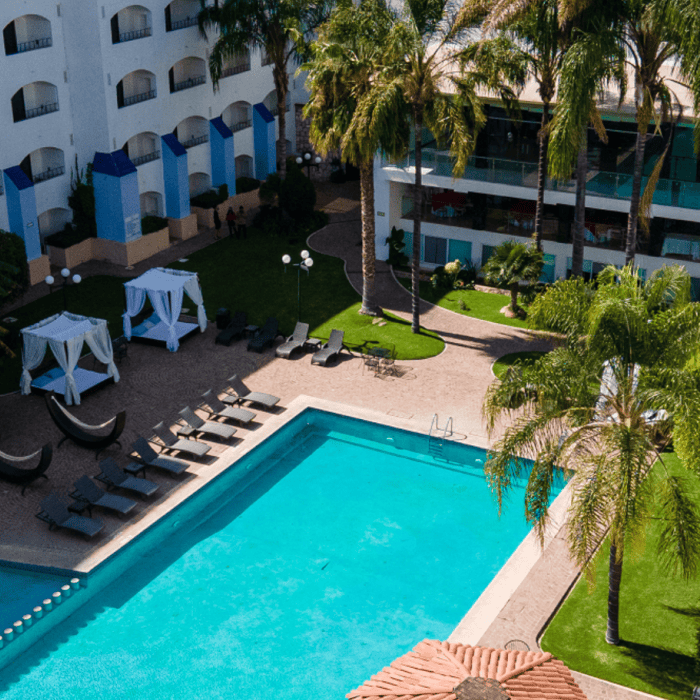 Hotel con alberca en Guanajuato, destino turístico y alojamiento en México.