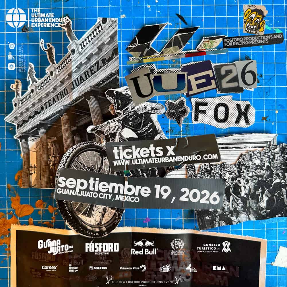 Cartel promocional del evento de BMX en Guanajuato, México, 2026.