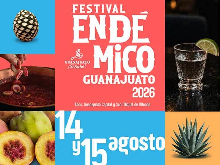 Festival Endémico 2026 en Guanajuato, celebración gastronómica y cultural.