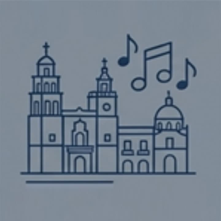 Escena de Guanajuato con m&uacute;sica y arquitectura colonial.