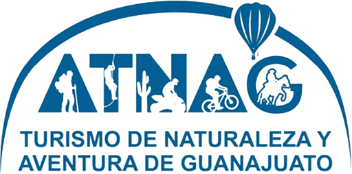 Logo of the Guanajuato Nature and Adventure Tourism Association (ATNAG).