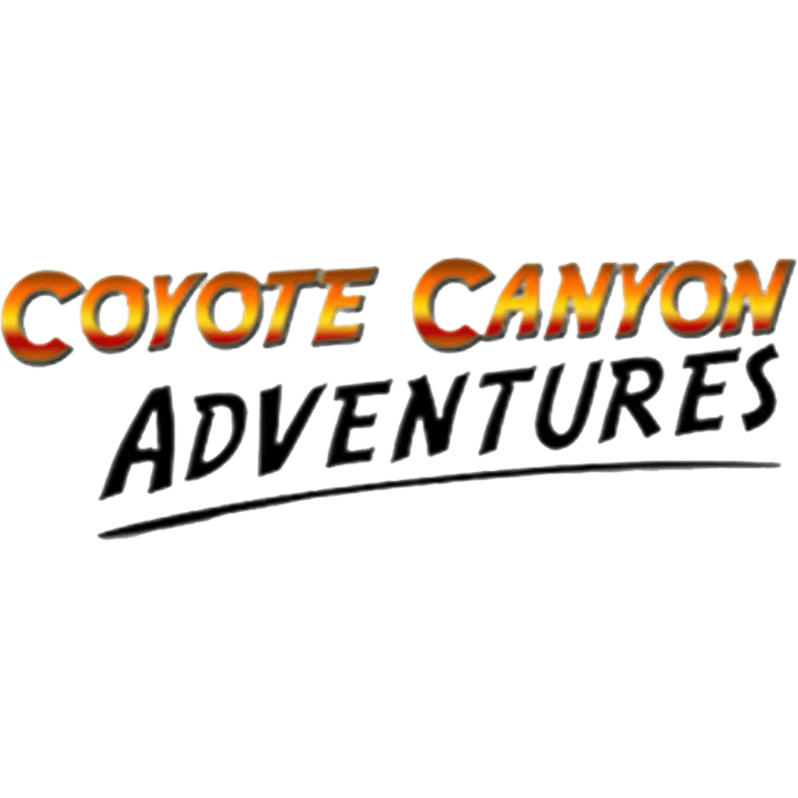 Logo de Coyote Canyon Adventures en colores vibrantes.