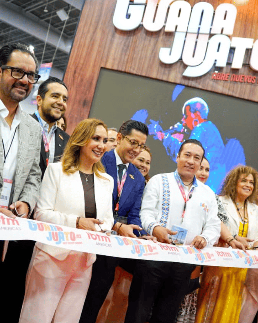 Participantes en evento de turismo en Guanajuato en IBTM Americas.