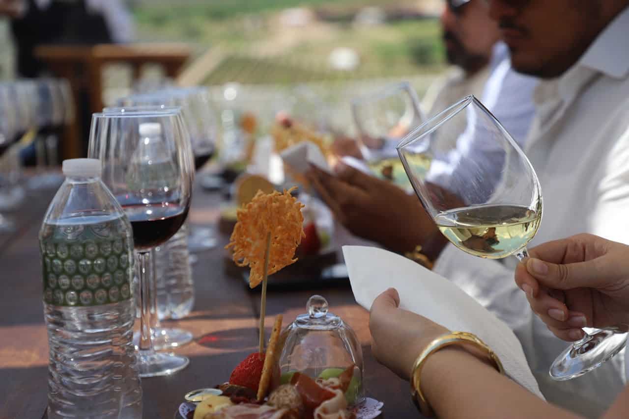 Degustaci&oacute;n de vinos en Guanajuato, M&eacute;xico, con vista panor&aacute;mica.