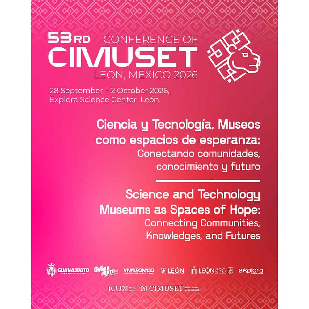 Imagen de la conferencia CIMUSET en León, México, 2026.