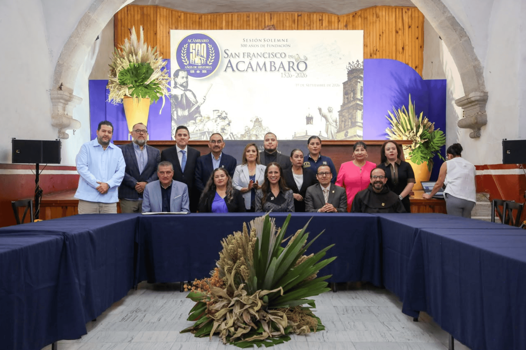 Conmemoración de 500 años de Acámbaro en evento oficial en Guanajuato.