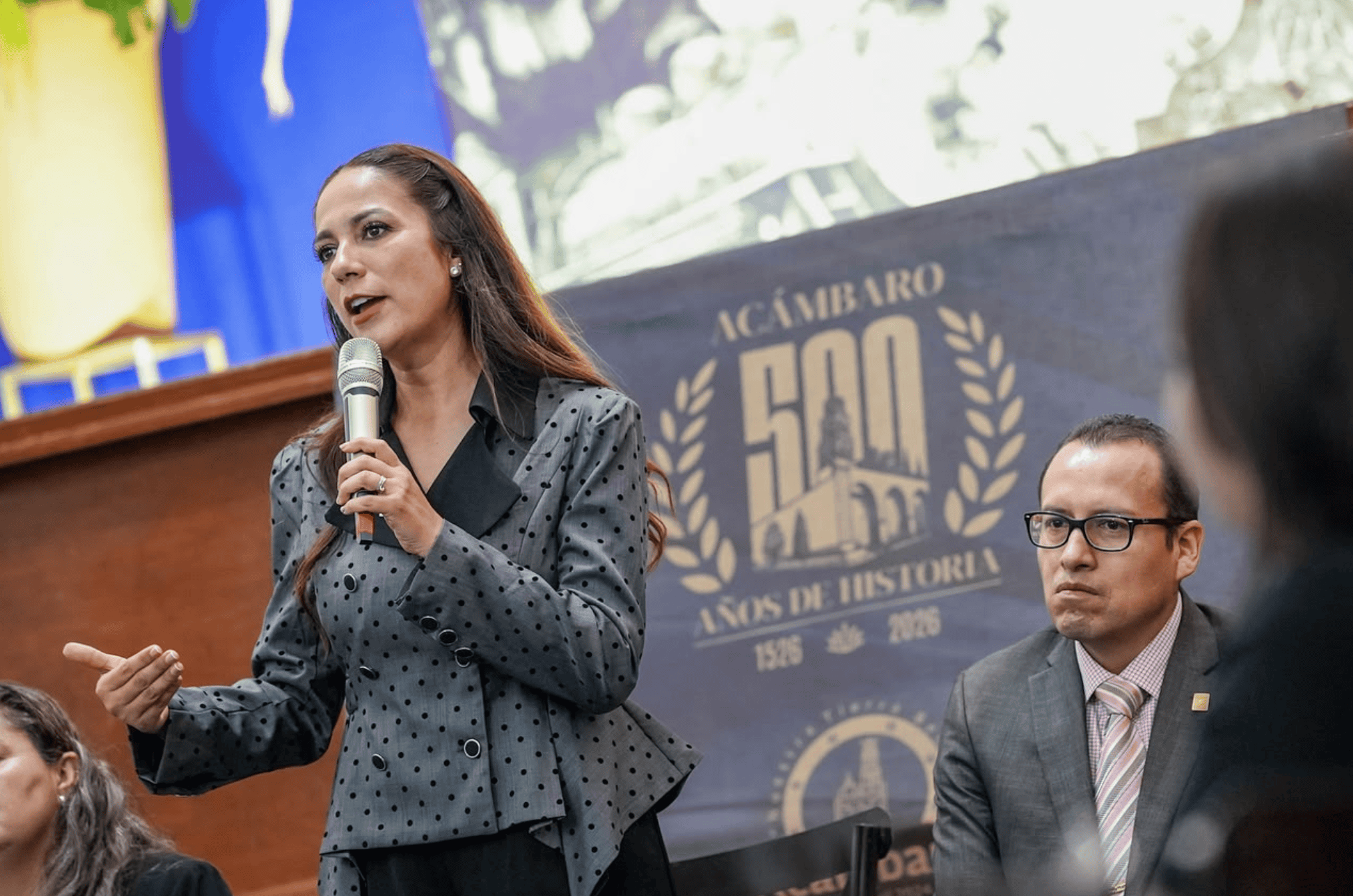 Gobernadora en evento conmemorativo de Acámbaro, 500 años.