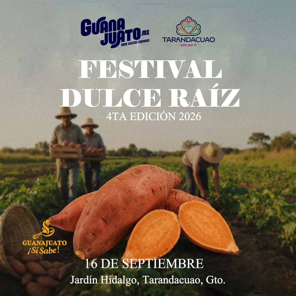 Festival Dulce Raíz en Guanajuato, evento de agricultura y cultura.