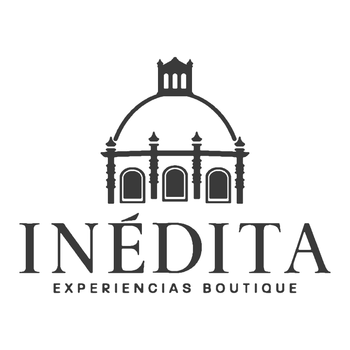 INEDITA logo, boutique experiences in Guanajuato, Mexico.