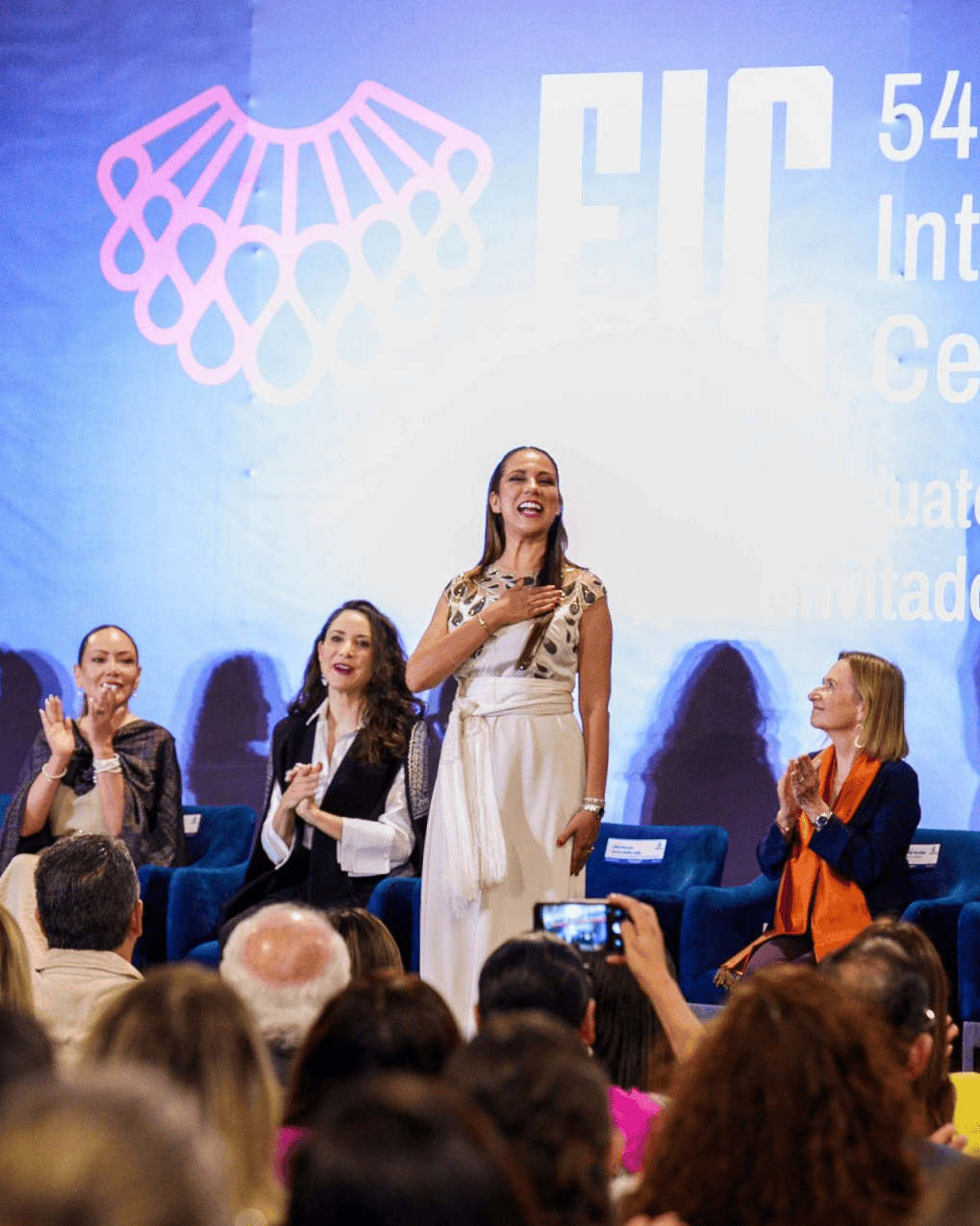 Participantes en el Festival Internacional Cervantino en Guanajuato, México.