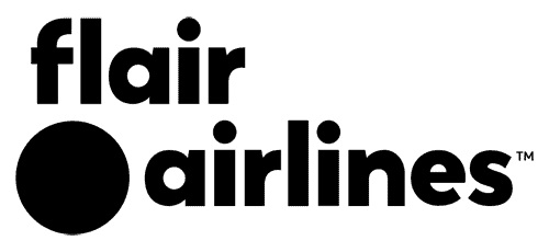 Logotipo de Flair Airlines, aerolínea de bajo costo en Canadá.