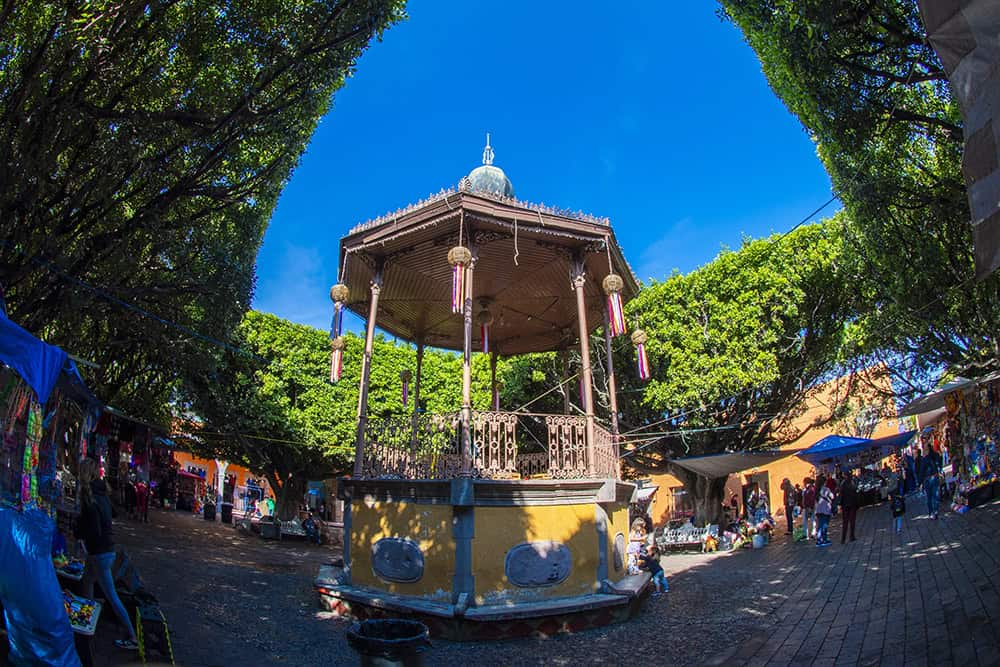 Carpa tradicional en Guanajuato para festivales y tradiciones culturales.