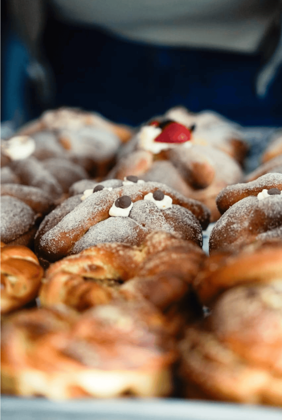 Doughnuts de temporada en Jalpa de Cánovas durante festival.
