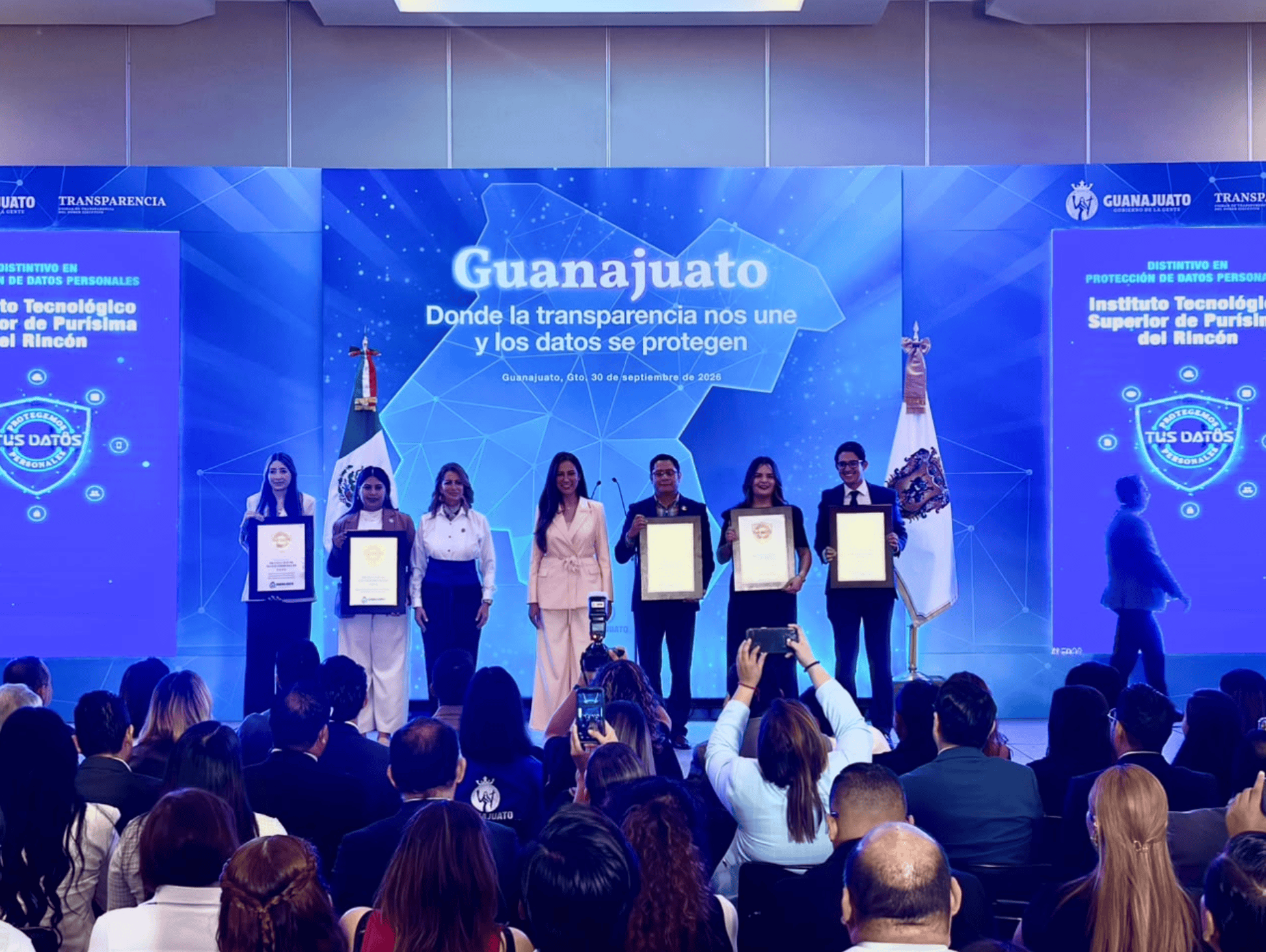 Recognitions for transparency and data protection in Guanajuato.