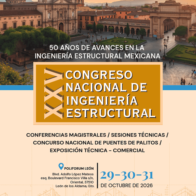 Conferencia del Congreso Nacional de Ingeniería Estructural en Guanajuato, México.