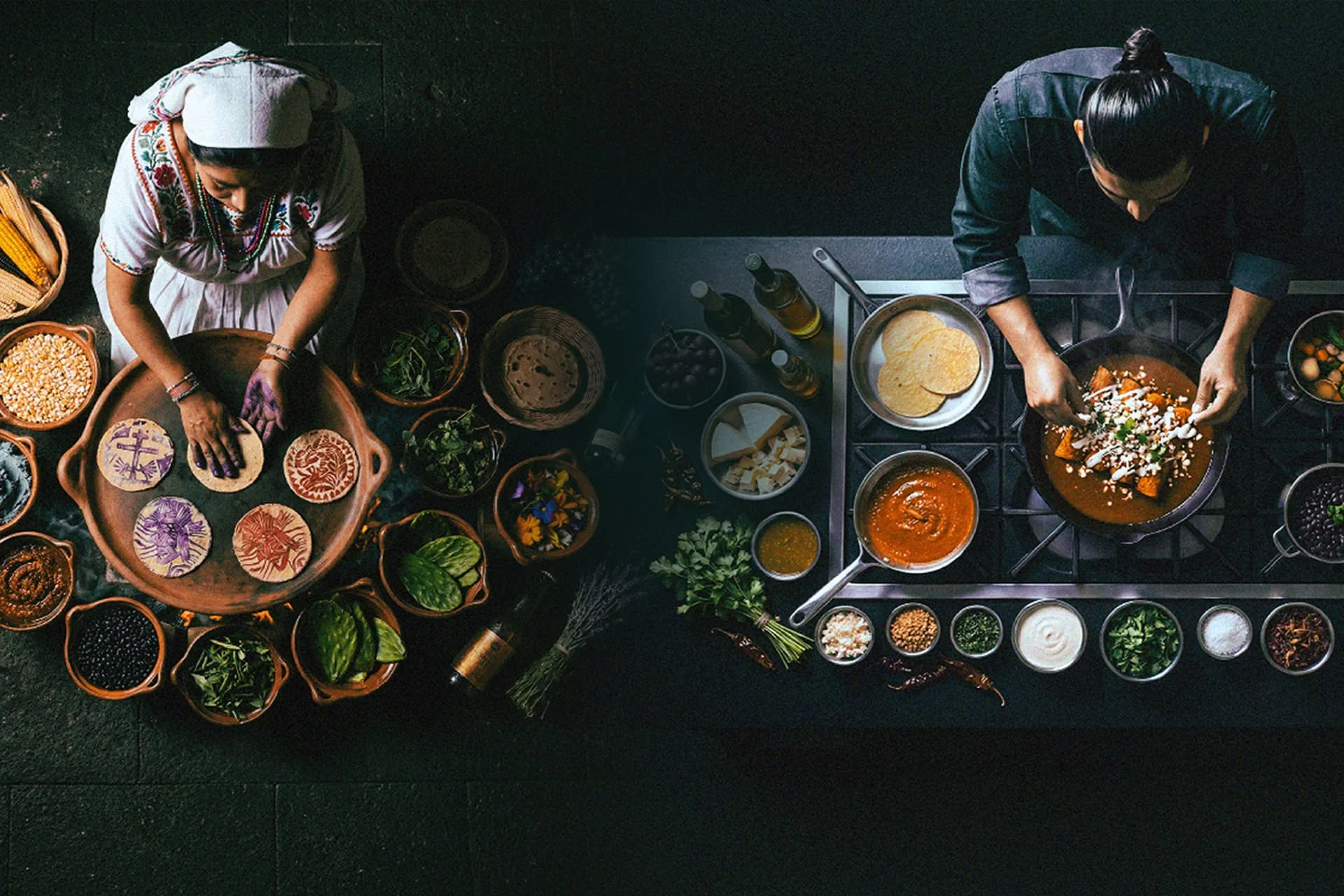 Cocina mexicana en Guanajuato con ingredientes frescos y técnicas tradicionales.